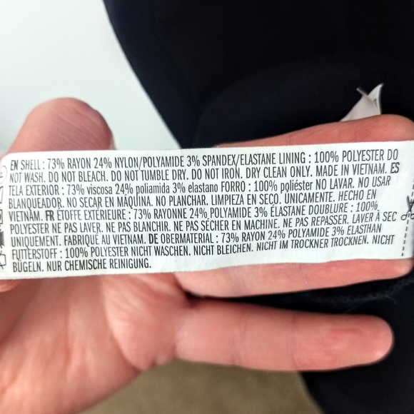 LOFT Ann Taylor Black Dress Crystal Embellishments - Picture 5 of 5